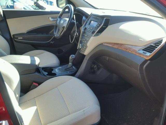 5XYZU3LB4DG115338 - 2013 HYUNDAI SANTA FE S MAROON photo 5
