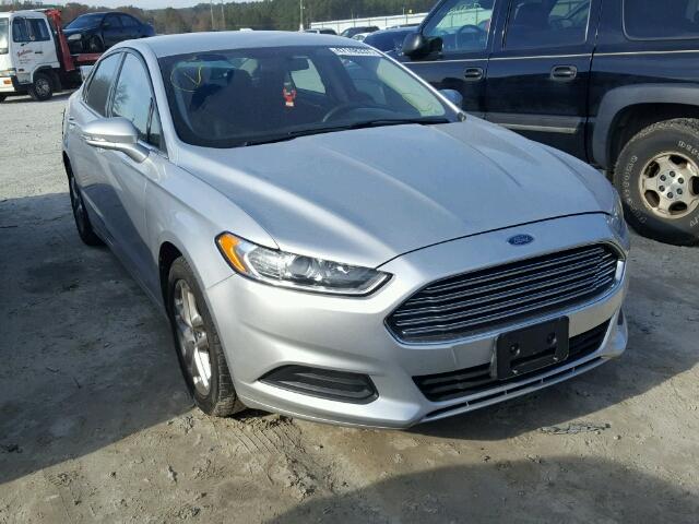 3FA6P0H78DR256437 - 2013 FORD FUSION SE SILVER photo 1