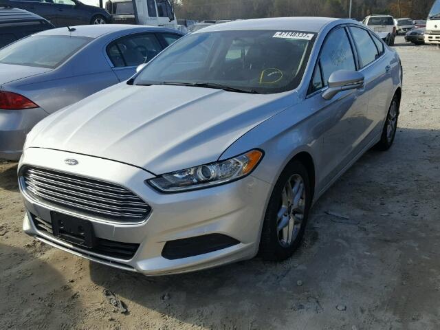 3FA6P0H78DR256437 - 2013 FORD FUSION SE SILVER photo 2