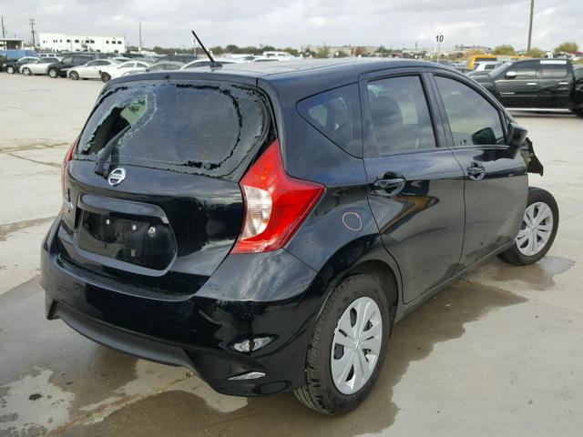 3N1CE2CP0HL365282 - 2017 NISSAN VERSA NOTE BLACK photo 4