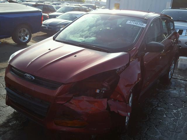 1FMCU0F71GUB32155 - 2016 FORD ESCAPE S BURGUNDY photo 2