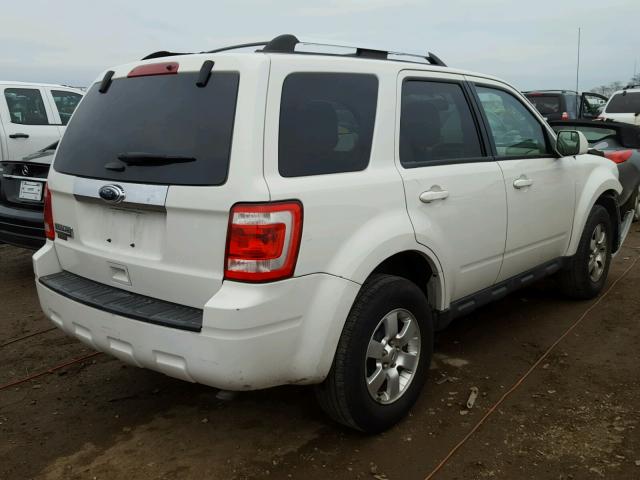 1FMCU0E7XBKB00178 - 2011 FORD ESCAPE LIM WHITE photo 4