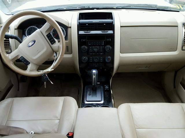 1FMCU0E7XBKB00178 - 2011 FORD ESCAPE LIM WHITE photo 9