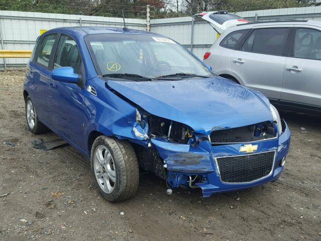 KL1TG66E39B306830 - 2009 CHEVROLET AVEO LT BLUE photo 1