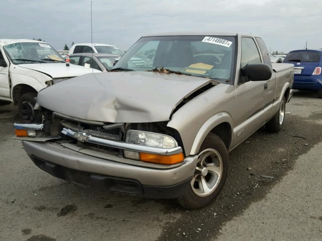 1GCCS19H038122272 - 2003 CHEVROLET S TRUCK S1 GRAY photo 2