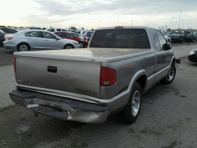 1GCCS19H038122272 - 2003 CHEVROLET S TRUCK S1 GRAY photo 4