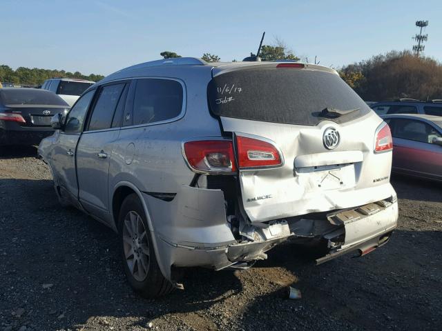 5GAKRAKD8GJ220769 - 2016 BUICK ENCLAVE SILVER photo 3