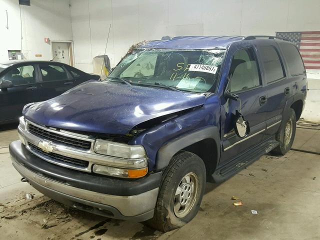 1GNEK13ZX3J210479 - 2003 CHEVROLET TAHOE K150 BLUE photo 2