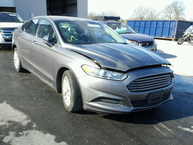 3FA6P0HR0DR262752 - 2013 FORD FUSION SE GRAY photo 1