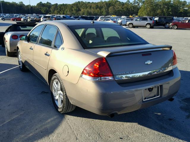 2G1WU58R179207214 - 2007 CHEVROLET IMPALA LTZ GOLD photo 3