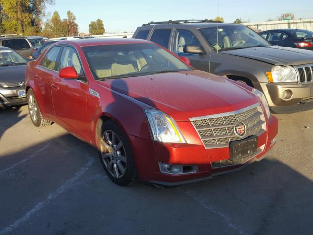 1G6DH577X80169970 - 2008 CADILLAC CTS RED photo 1