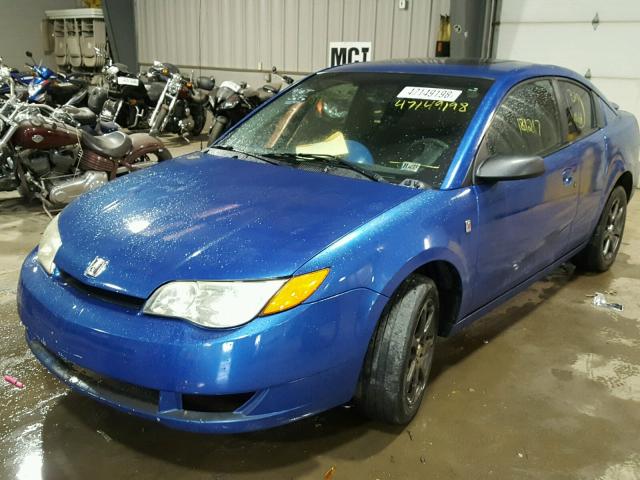 1G8AM12FX4Z179644 - 2004 SATURN ION LEVEL BLUE photo 2