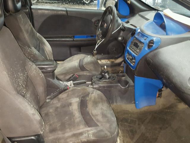 1G8AM12FX4Z179644 - 2004 SATURN ION LEVEL BLUE photo 5