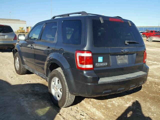 1FMCU03188KD39901 - 2008 FORD ESCAPE XLT GRAY photo 3