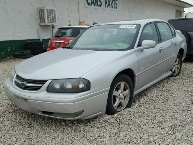 2G1WH52K449433226 - 2004 CHEVROLET IMPALA LS SILVER photo 2