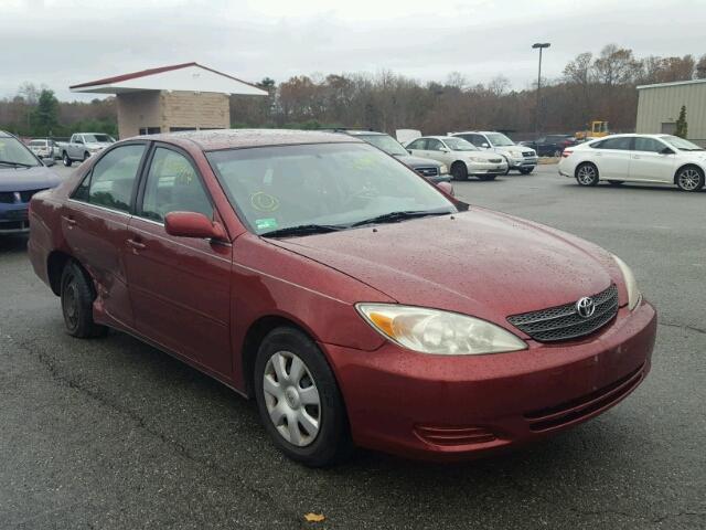 4T1BE32K74U366932 - 2004 TOYOTA CAMRY LE RED photo 1