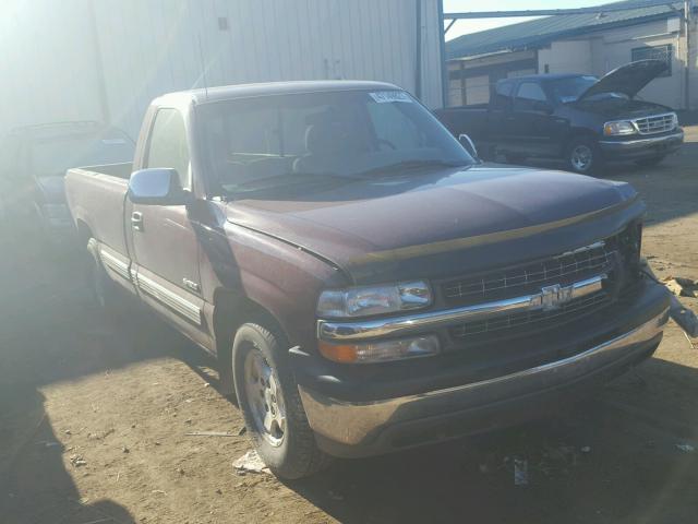 1GCEC14V8XE155949 - 1999 CHEVROLET SILVERADO MAROON photo 1