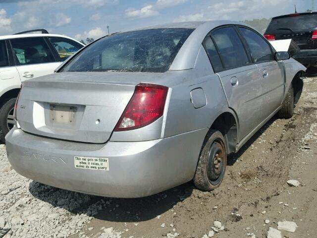 1G8AZ52F54Z150125 - 2004 SATURN ION LEVEL GRAY photo 4