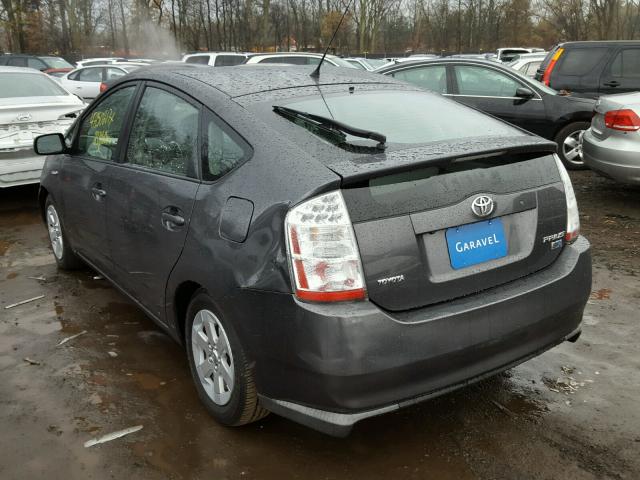 JTDKB20U783316619 - 2008 TOYOTA PRIUS GRAY photo 3