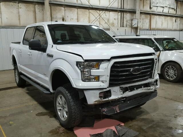 1FTEW1EG5HKC36286 - 2017 FORD F150 SUPER WHITE photo 1