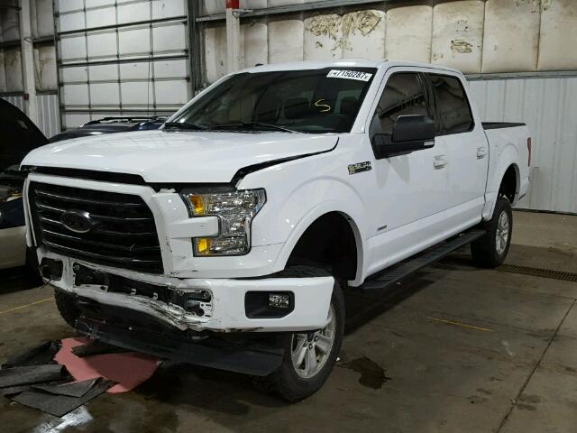 1FTEW1EG5HKC36286 - 2017 FORD F150 SUPER WHITE photo 2