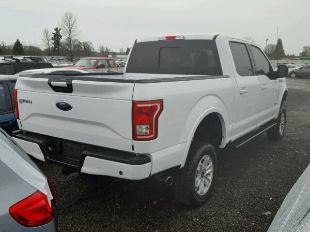 1FTEW1EG5HKC36286 - 2017 FORD F150 SUPER WHITE photo 4