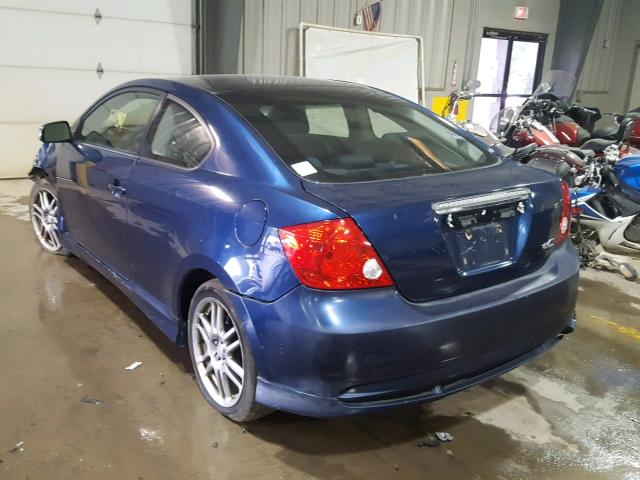 JTKDE177550038139 - 2005 TOYOTA SCION TC 蓝色 照片 3