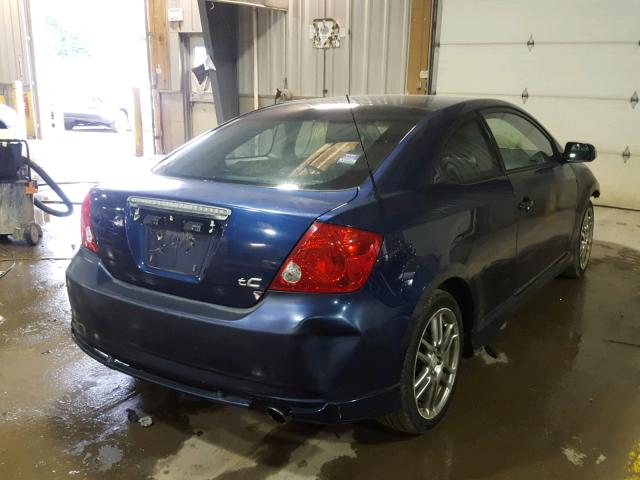 JTKDE177550038139 - 2005 TOYOTA SCION TC 蓝色 照片 4