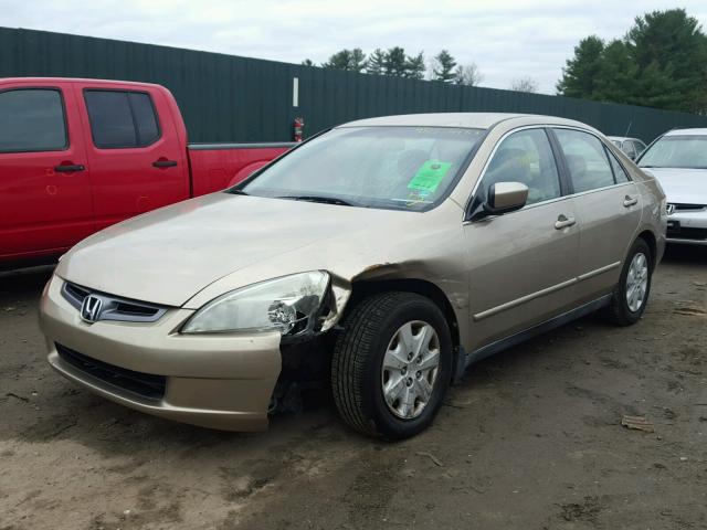 1HGCM56304A162163 - 2004 HONDA ACCORD LX GOLD photo 2