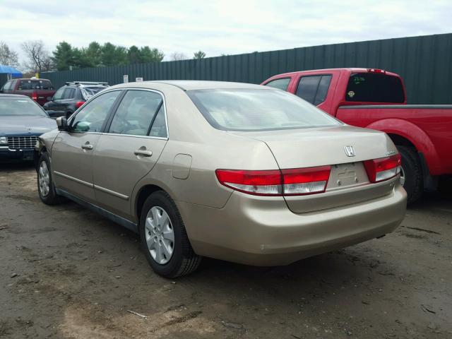 1HGCM56304A162163 - 2004 HONDA ACCORD LX GOLD photo 3