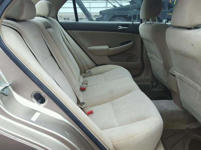 1HGCM56304A162163 - 2004 HONDA ACCORD LX GOLD photo 6