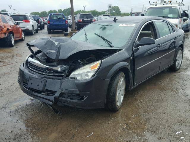 1G8ZS57B38F207989 - 2008 SATURN AURA XE BLACK photo 2