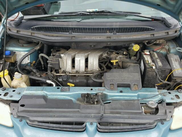 2B4GP44G8XR288310 - 1999 DODGE GRAND CARA TURQUOISE photo 7