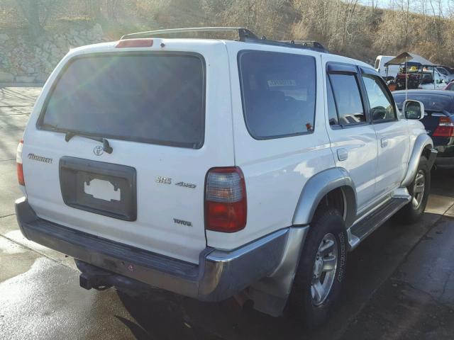 JT3HN86R8Y0284387 - 2000 TOYOTA 4RUNNER SR WHITE photo 4