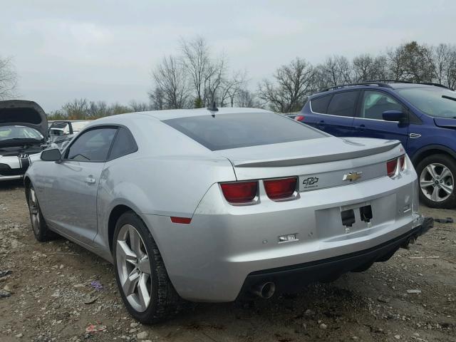 2G1FK1EJ8A9163023 - 2010 CHEVROLET CAMARO SS SILVER photo 3