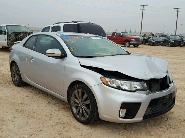 KNAFW6A36C5621459 - 2012 KIA FORTE SX SILVER photo 1