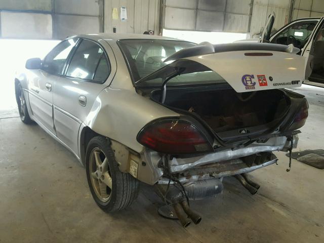 1G2NW52E41C143466 - 2001 PONTIAC GRAND AM G SILVER photo 3