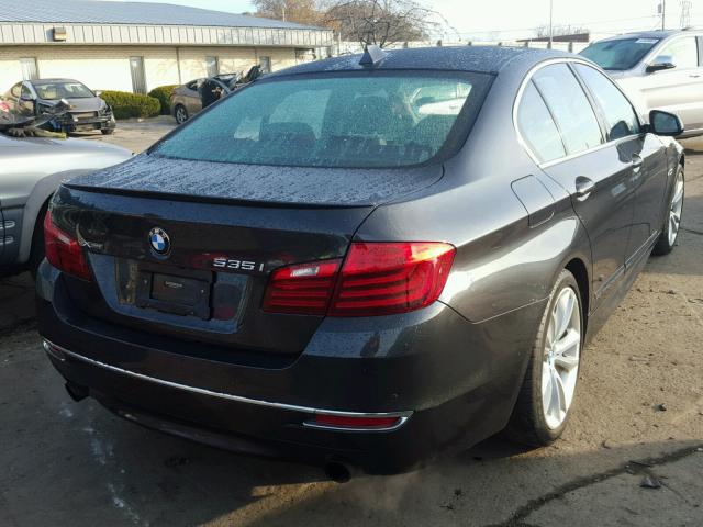 WBA5B3C50ED537036 - 2014 BMW 535 XI GRAY photo 4