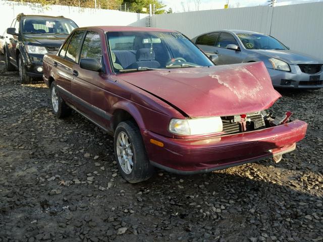 JN1EB31F6PU510170 - 1993 NISSAN SENTRA E RED photo 1