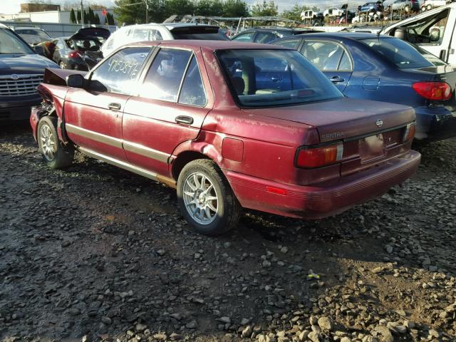 JN1EB31F6PU510170 - 1993 NISSAN SENTRA E RED photo 3