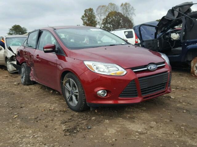 1FADP3F2XEL338914 - 2014 FORD FOCUS SE RED photo 1