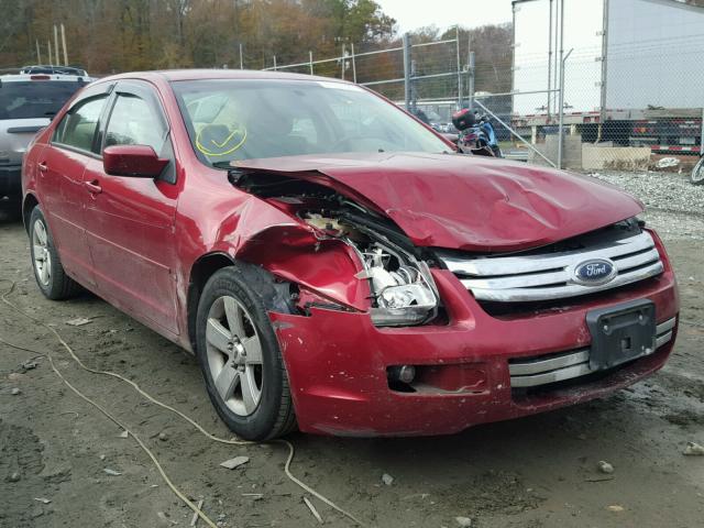 3FAHP07Z47R265393 - 2007 FORD FUSION SE RED photo 1