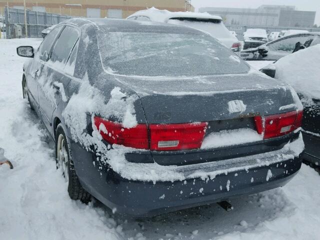 1HGCM56475A800290 - 2005 HONDA ACCORD LX GRAY photo 3