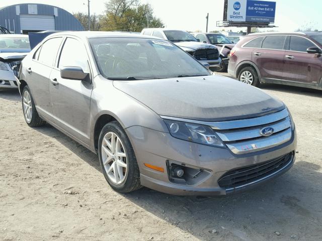 3FAHP0JG8BR245762 - 2011 FORD FUSION SEL GRAY photo 1