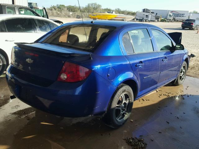 1G1AL55F467793270 - 2006 CHEVROLET COBALT LT BLUE photo 4