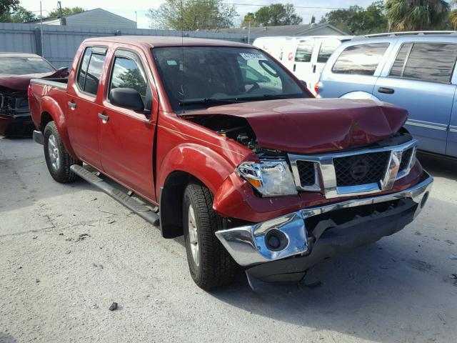 1N6AD0ER3AC424379 - 2010 NISSAN FRONTIER C RED photo 1