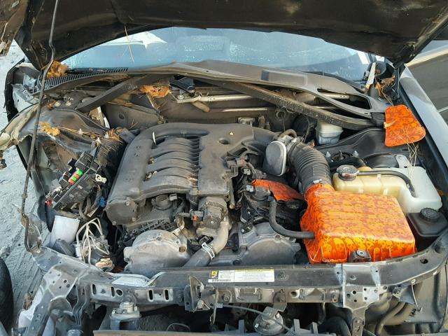 2B3KA43G68H182222 - 2008 DODGE CHARGER BLACK photo 7