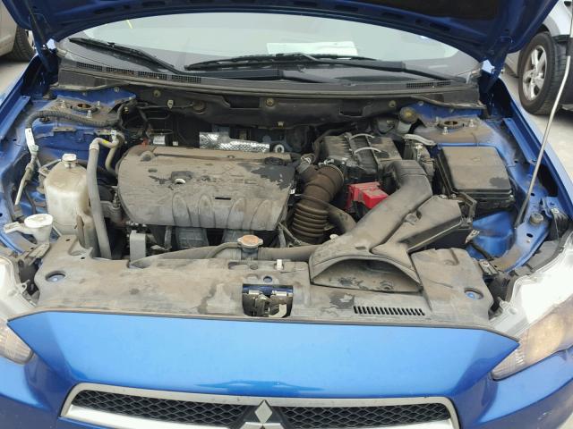 JA32U2FUXCU008542 - 2012 MITSUBISHI LANCER ES/ BLUE photo 7