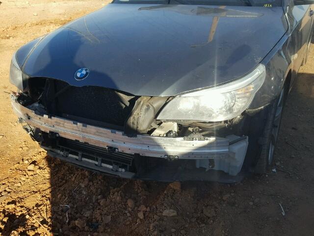 WBANW13568CZ80746 - 2008 BMW 535 I GRAY photo 9