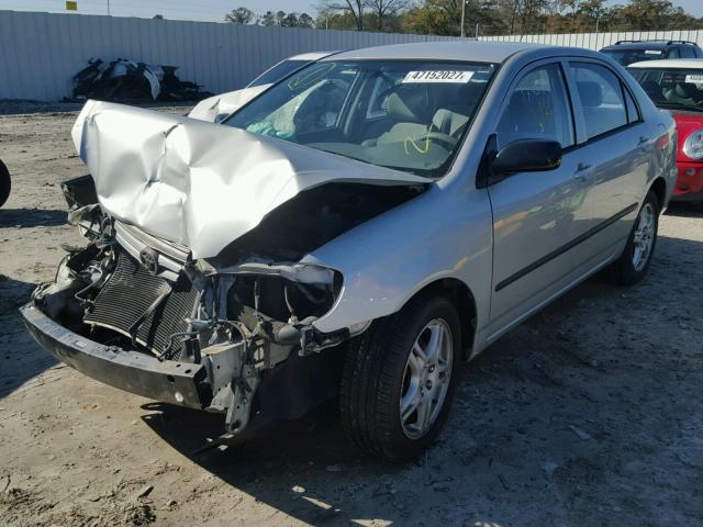 1NXBR32E54Z263085 - 2004 TOYOTA COROLLA SILVER photo 2